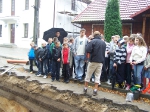 Uczniowie ZPPO w Broku na miejscu wykopalisk archeologicznych. _1