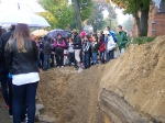 Uczniowie ZPPO w Broku na miejscu wykopalisk archeologicznych. _3