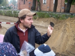 Uczniowie ZPPO w Broku na miejscu wykopalisk archeologicznych. _5