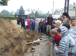 Uczniowie ZPPO w Broku na miejscu wykopalisk archeologicznych. _6