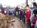 Uczniowie ZPPO w Broku na miejscu wykopalisk archeologicznych. _7