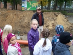 Uczniowie ZPPO w Broku na miejscu wykopalisk archeologicznych. _9